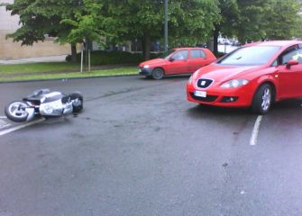 VIERNES 08 MAYO ACCIDENTE PALZA EUROPA(universidades Ibaeta)