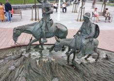 Escultura Don Quijote y Sancho