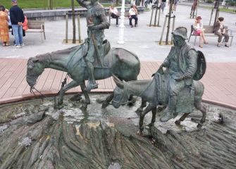 Escultura Don Quijote y Sancho