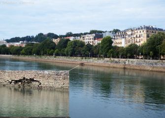 El muro  se cae a pedazos