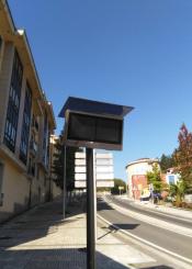 Panel electrónico de Lurraldebus que no funciona