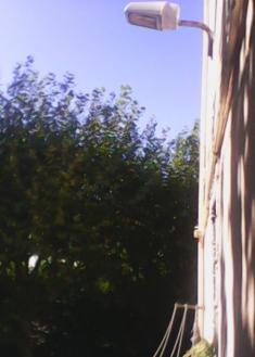 Farola sin luz en Egia