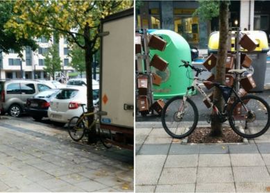¿Aparcabicis alternativo?