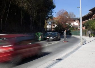 Paseo de Lazkano, atropello inminente por no respetar la velocidad.