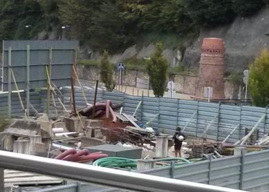 Peligro obra de Azkoitia