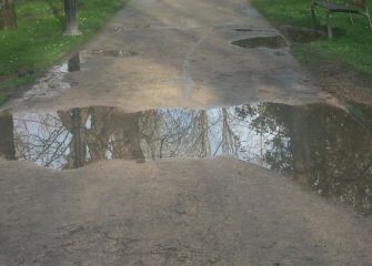 Charcos en Kristina Enea parkea