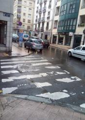 Paso de cebra en la confluencia de Arragueta con Puente de Arikitza