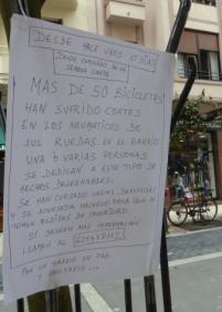 Alto a la agresión de bicicletas