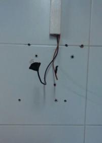 Vestuario del polideportivo de Alza