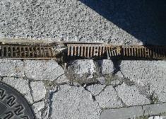 Salida residencia Sanitas a acera