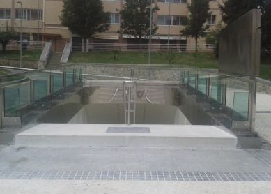 Escalón estaciones metro Altza