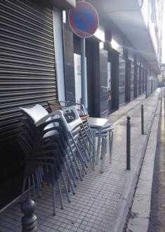 Las aceras son para los peatones