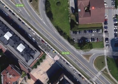 Concesionario privado en vía publica