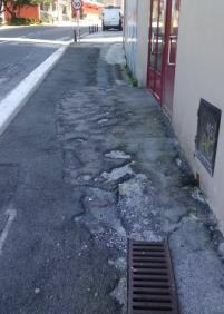 Aceras del Paseo de Herrera