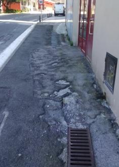 Aceras del Paseo de Herrera