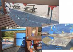 Parque Infantil en mal estado