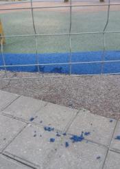 Vandalismo en parques infantiles