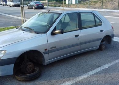 Vandalismo en vehículos