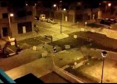 OBRAS EN ETXEBELTZ A LAS 4 DE LA MAÑANA