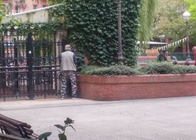 Degradación en la Plaza del Sauce