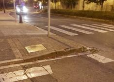 Paso de cebra peligroso