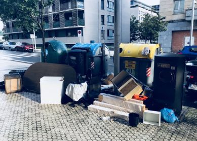 Basura en la calle
