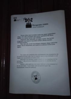 Azufre en las calles de Bergara