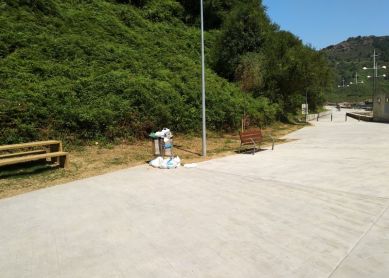 Basura paseo de Ondartxo