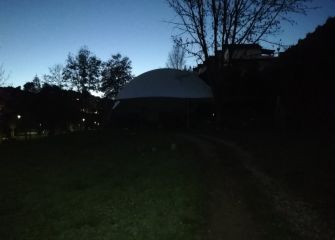 Parque infantil sin luz