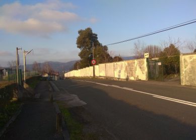 Acceso a cementerio de Errenteria