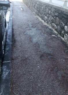 Bidegorri y papeletas para un accidente