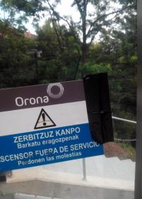 Ascensor  inclinado de Izostegi: Sigue fuera de servicio desde miércoles 10 de julio