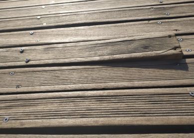 Pasarela a Cristina Enea en mal estado