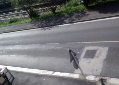 Paseo de Herrera mal señalizado