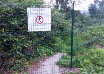 Polémico camino Alto de Errondo - Anoeta