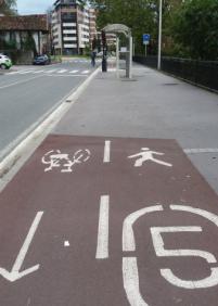 Bidegorri interrumpido en Loiola