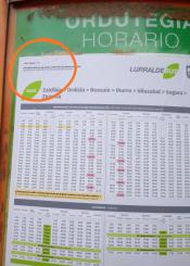 Horarios autobuses desfasados