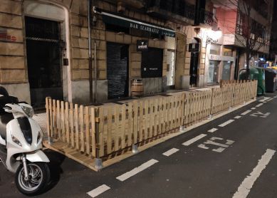 Falta de plazas de aparcamiento 