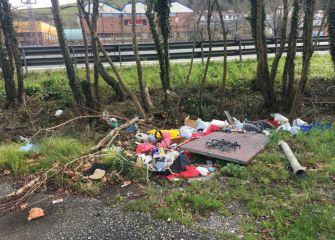 Basura en el Hipódromo de San Sebastián 