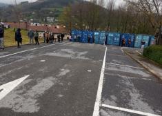 Colas vacunación en Zumarraga