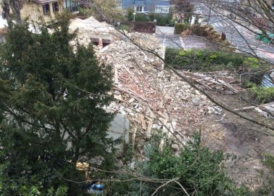 Derribo de villa supervielle