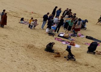 Grupo en la playa