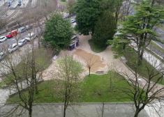 Rotura tubería en Plaza Mentxu Gal