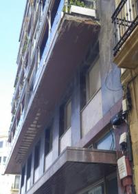 Fachada en pésimo estado