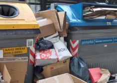 Basura en el centro de Domostia