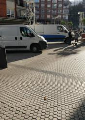 Zona peatonal invadida