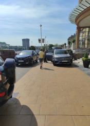 Barricada en el hotel Maria Cristina 