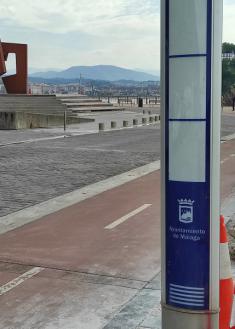 Parada del Ayuntamiento de Málaga en Paseo Nuevo
