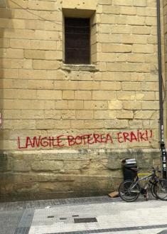 ATENTADO CONTRA EL PATRIMONIO DONOSTIARRA