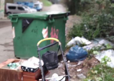 Meses sin retirar la basura